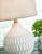 Wardmont White Ceramic Table Lamp (1/CN)