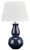 Zellrock Navy Ceramic Table Lamp (1/CN)