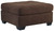 Maier Walnut Oversized Accent Ottoman