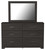 Belachime Black 5 Pc. Dresser, Mirror, Chest, King Panel Bed