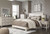 Hollentown Whitewash 5 Pc. Dresser, Mirror, King Panel Bed, 2 Nightstands