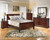 Alisdair Dark Brown 5 Pc. Dresser, Mirror, Chest, Full Sleigh Bed