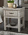 Hollentown Whitewash One Drawer Night Stand