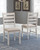 Skempton White/Light Brown Dining Upholstered Side Chair (Set of 2)