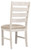 Skempton White/Light Brown Dining Upholstered Side Chair (Set of 2)