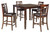 Bennox Brown Counter Table Set (5/CN)
