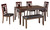 Bennox Brown Dining Room Table Set (6/CN)