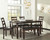 Coviar Brown Dining Room Table Set (6/CN)