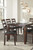 Coviar Brown Dining Room Table Set (6/CN)