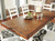 Valebeck White/Brown Rectangular Dining Room Table