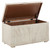 Ryker Distressed White Storage Trunk