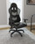 Lynxtyn Black/Gray Home Office Swivel Desk Chair