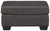 Morelos Gray Ottoman