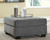 Dalhart Charcoal Oversized Accent Ottoman