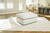 Sophie Ivory Oversized Accent Ottoman