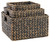 Elian Antique Gray Basket Set (3/cn)