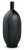 Rhaveney Black Vase (3/cs) Small