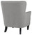 Romansque Light Gray Accent Chair