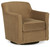 Bradney Honey Swivel Accent Chair