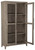 Dalenville Warm Gray Accent Cabinet 2 Doors