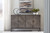 Treybrook Distressed Gray 4 Door Accent Cabinet