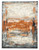 Carmely Gray/white/orange Wall Art