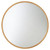 Brocky Gold Finish Accent Mirror Round