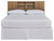 Thadamere Light Brown Queen Storage Headboard