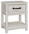 Dorrinson White One Drawer Night Stand