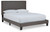 Mesling Gray Queen Upholstered Bed