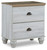 Haven Bay Brown / Beige Two Drawer Night Stand