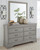 Kordasky Gray Dresser, Mirror