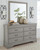 Kordasky Gray 5 Pc. Dresser, Mirror, Chest, Queen Sleigh Bed