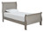 Kordasky Dark Gray Twin Sleigh Bed