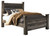 Wynnlow Gray Queen Upholstered Poster Bed
