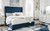 Coralayne Blue 4 Pc. Dresser, Mirror, California King Panel Bed