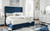 Coralayne Blue 7 Pc. Dresser, Mirror, Chest, King Panel Bed, 2 Nightstands