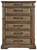 Markenburg Brown Six Drawer Chest