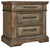 Markenburg Brown Three Drawer Night Stand