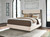 Anibecca Weathered Gray Queen Upholstered Bed