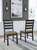 Ambenrock Almost Black 5 Pc. Dining Table, 4 Side Chairs