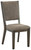 Wittland Dark Brown Dining Upholstered Side Chair (2/cn)