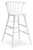 Grannen White Tall Barstool (2/cn)