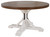 Valebeck White/brown Dining Table