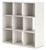 Aprilyn White Nine Cube Organizer