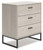 Socalle Light Natural Three Drawer Chest Vinyl-wrapped