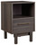 Brymont Dark Gray One Drawer Night Stand Medium