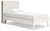 Aprilyn White Twin Bookcase Bed