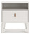 Aprilyn White One Drawer Night Stand