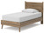 Aprilyn Light Brown- Twin Panel Bed